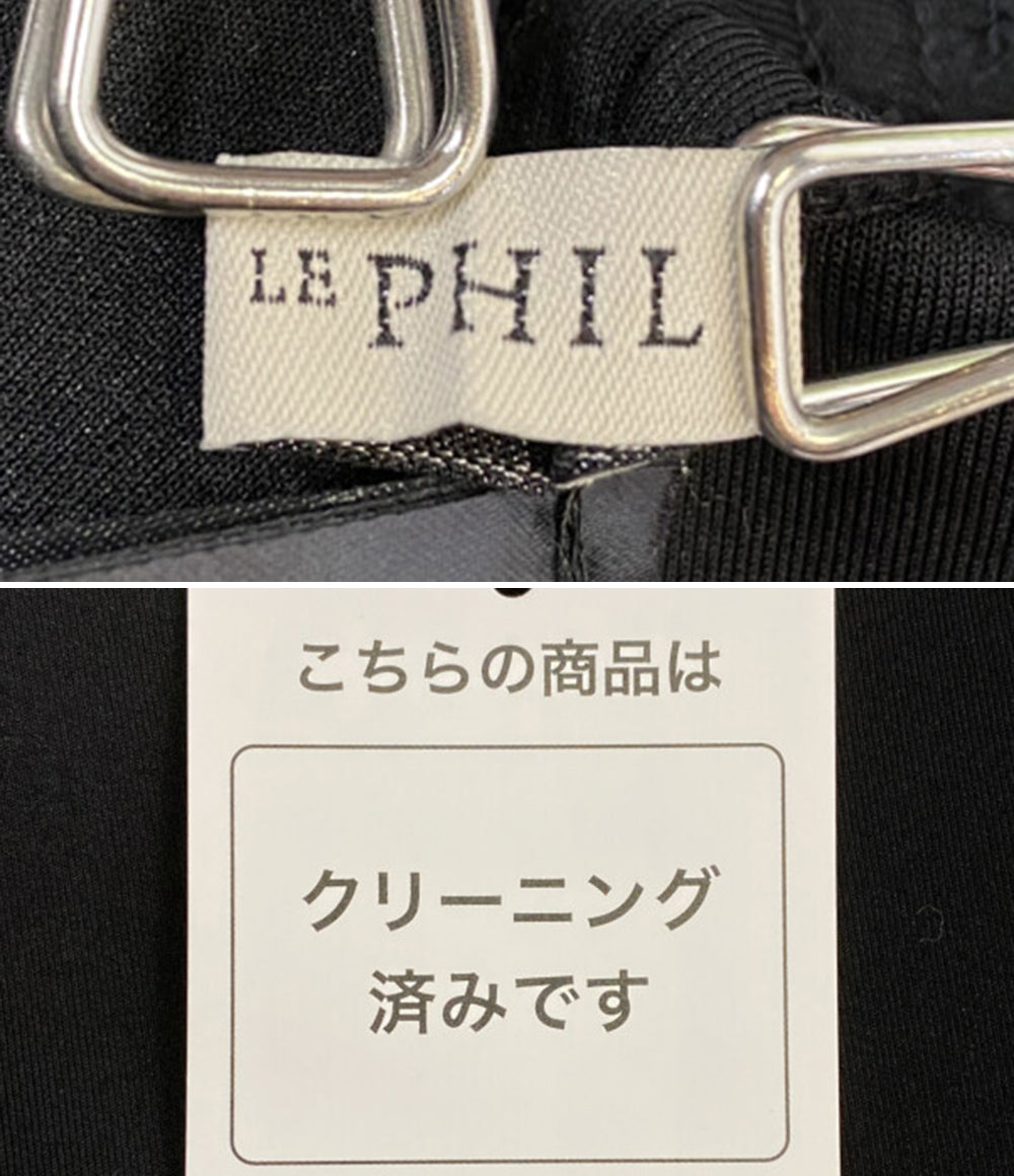 LE PHIL ル フィル カットソー パンチングトップス ブラック レディース SIZE F