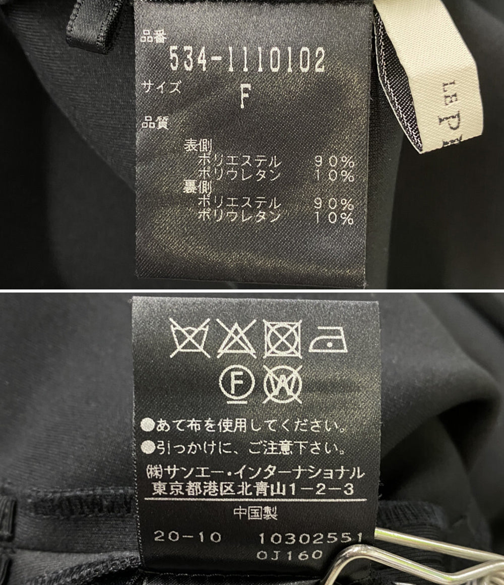 LE PHIL ル フィル カットソー パンチングトップス ブラック レディース SIZE F