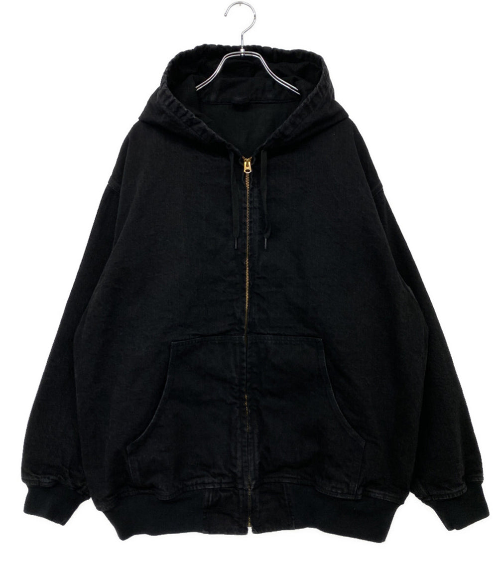 COMOLI デニムパーカー ブラック C03-01003 メンズ SIZE 3 コモリ