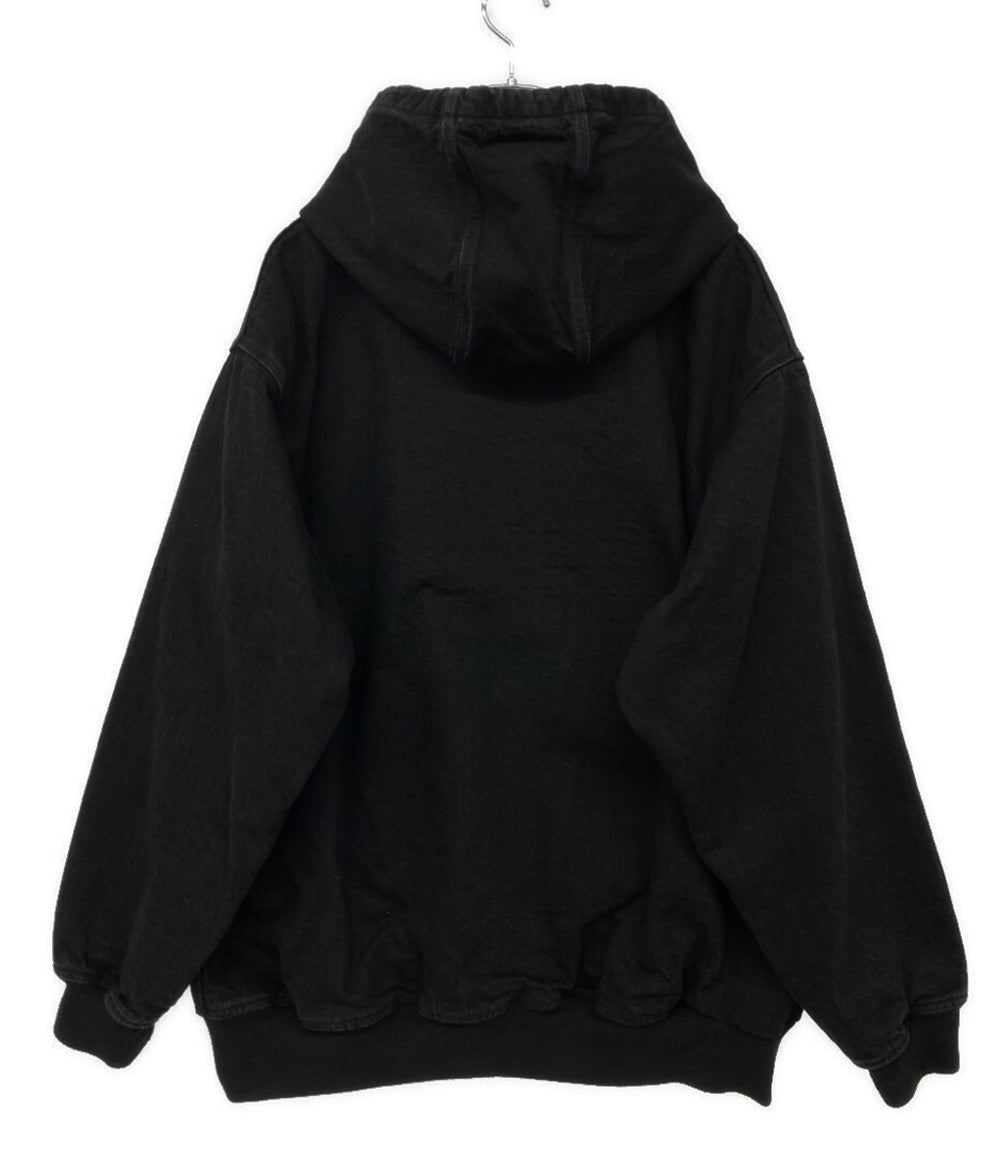 COMOLI デニムパーカー ブラック C03-01003 メンズ SIZE 3 コモリ