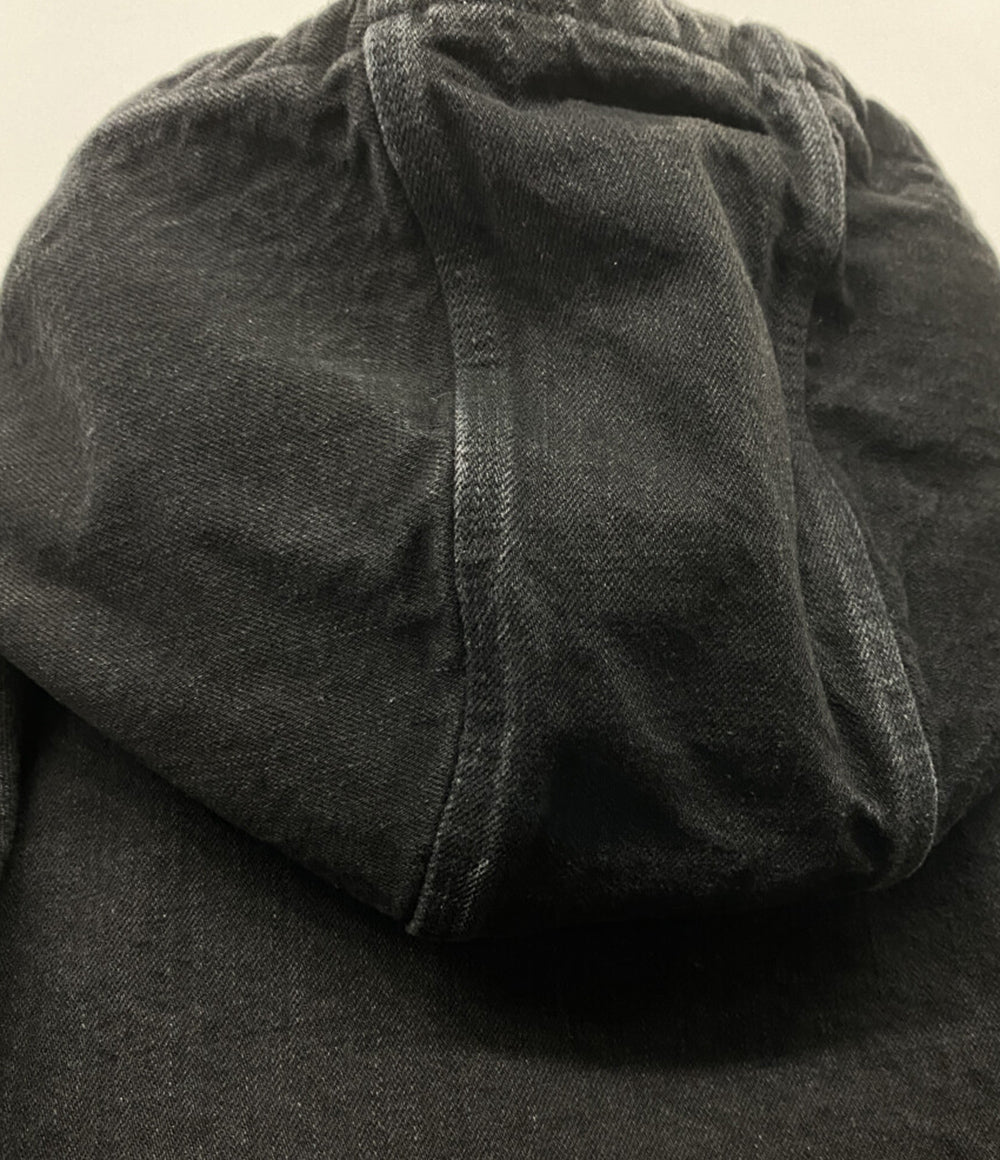 COMOLI デニムパーカー ブラック C03-01003 メンズ SIZE 3 コモリ