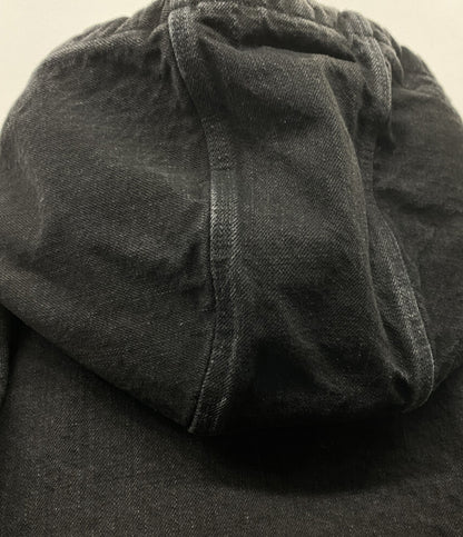 COMOLI デニムパーカー ブラック C03-01003 メンズ SIZE 3 コモリ