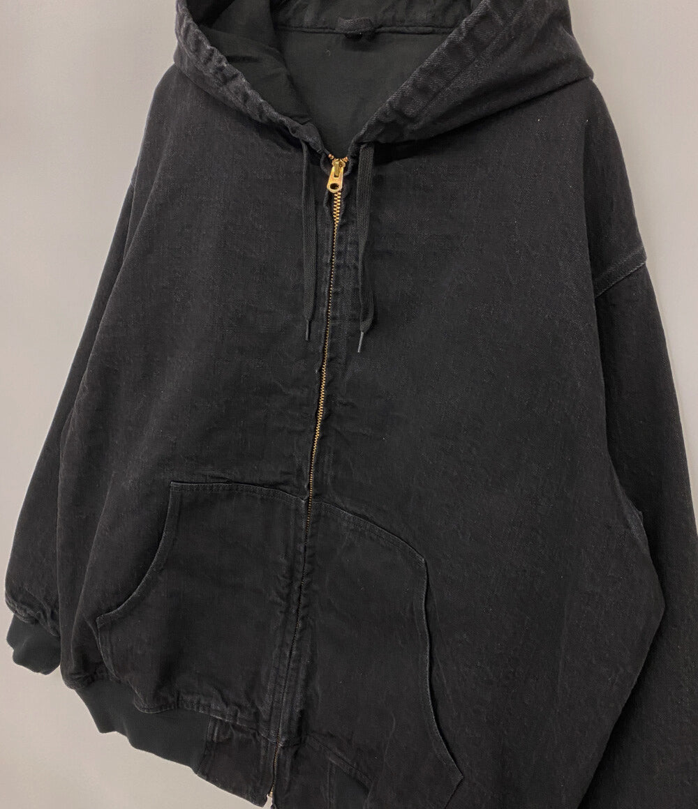 COMOLI デニムパーカー ブラック C03-01003 メンズ SIZE 3 コモリ