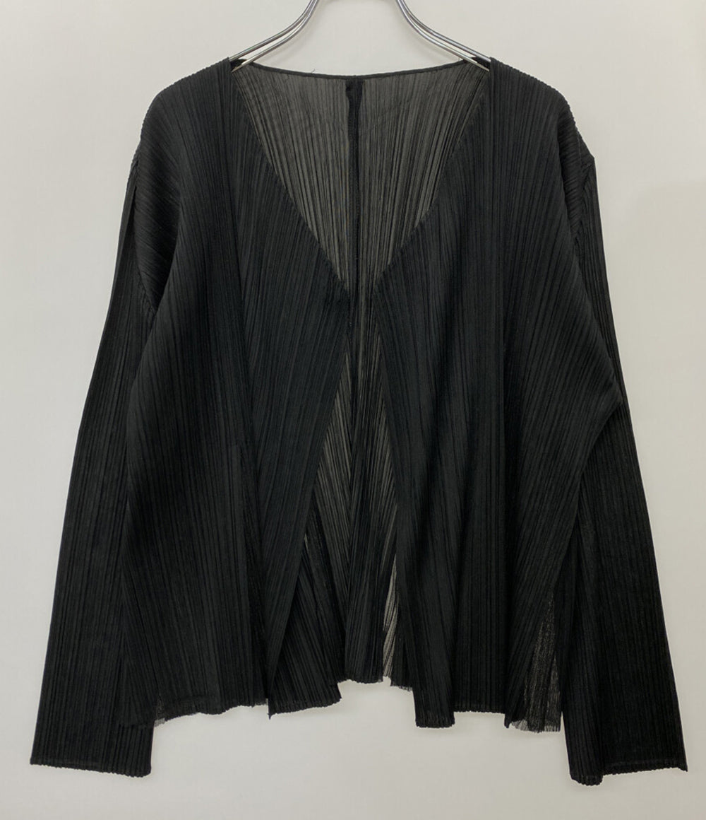 PLEATS PLEASE カーディガン ブラック PP01-J0843 レディース PLEATS PLEASE カーディガン ブラック PP01-J0843 レディース