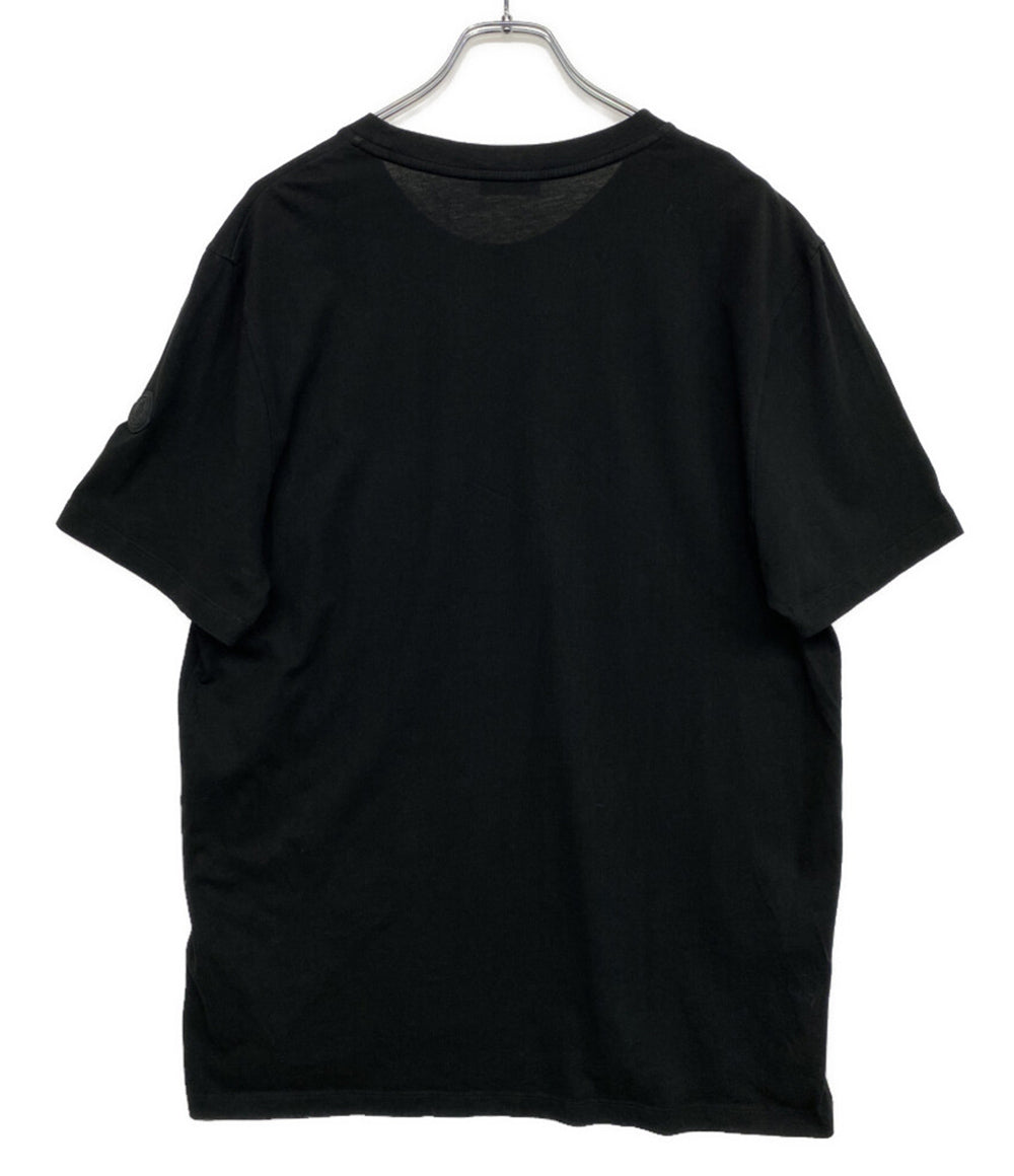 MONCLER 半袖Ｔシャツ 袖ロゴワッペン ブラック H20918C00022 メンズ SIZE L モンクレール