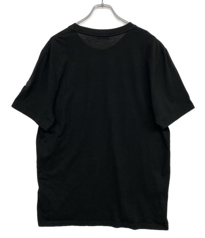 MONCLER 半袖Ｔシャツ 袖ロゴワッペン ブラック H20918C00022 メンズ SIZE L モンクレール