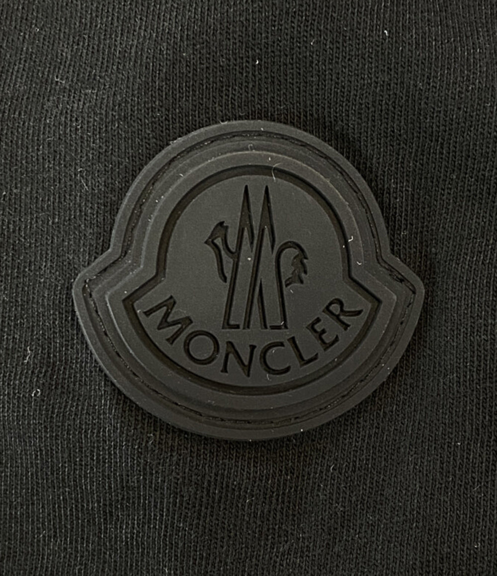 MONCLER 半袖Ｔシャツ 袖ロゴワッペン ブラック H20918C00022 メンズ SIZE L モンクレール