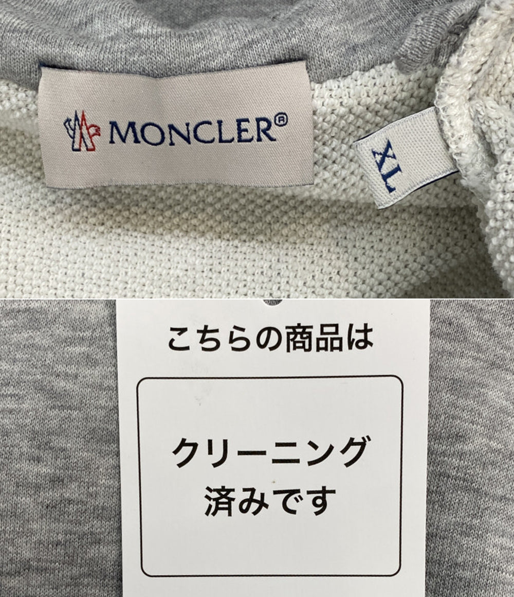 MONCLER スウェットパーカー FELPA CON CAPPUCCIO グレー メンズ SIZE XL モンクレール