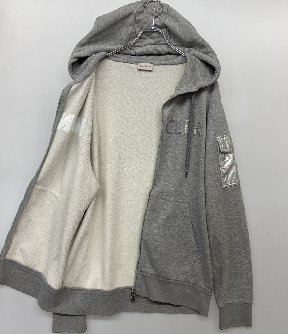 MONCLER スウェットパーカー FELPA CON CAPPUCCIO グレー メンズ SIZE