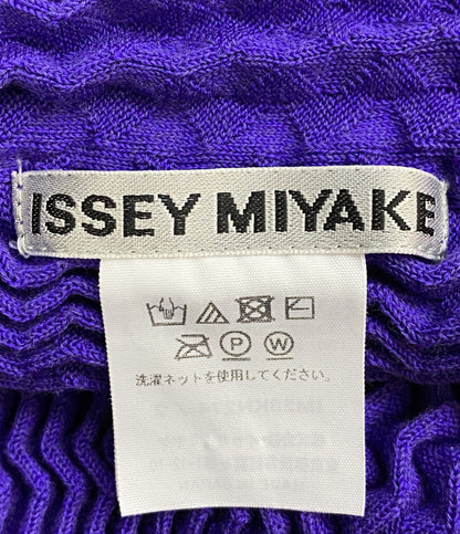 ISSEY MIYAKE カットソー IM23KN274 パープル系 レディース SIZE 2 イッセイミヤケ