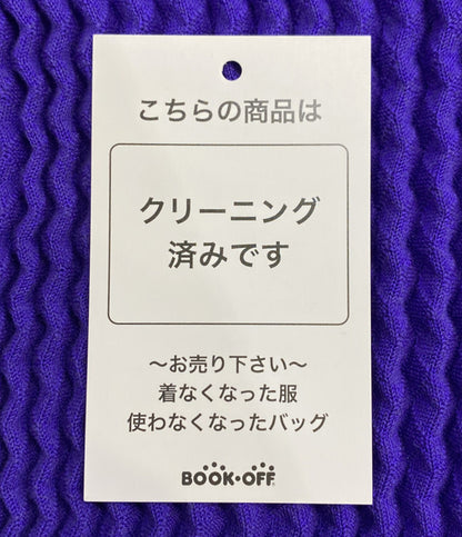 ISSEY MIYAKE カットソー IM23KN274 パープル系 レディース SIZE 2 イッセイミヤケ