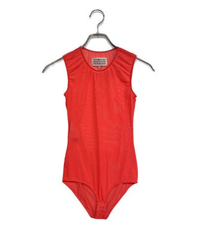 MARTIN MARGIELA ボディスーツ ネオンレッド レディース SIZE 36 マルタンマルジェラ