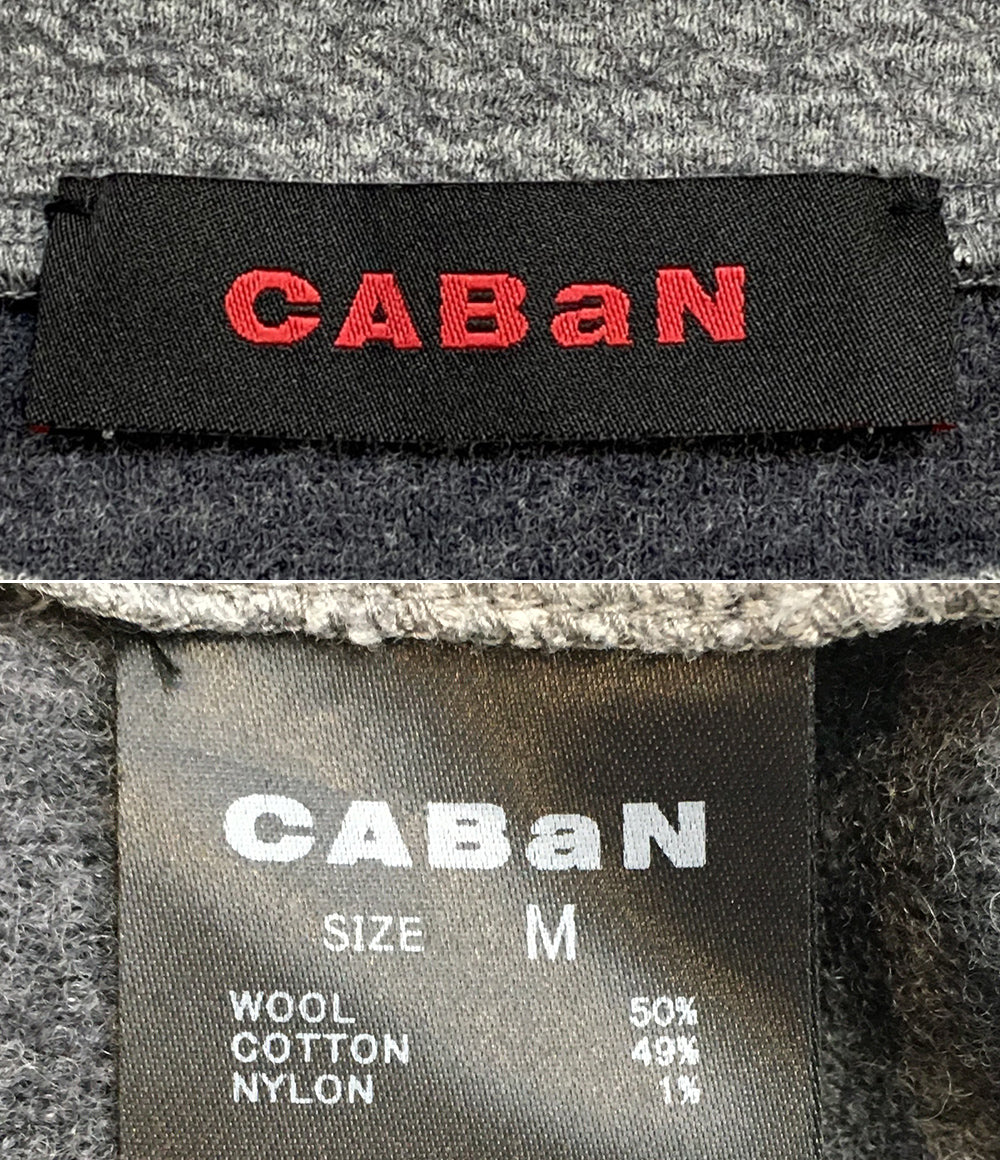 Caban スウェット 59-03-41-03003 ウールコットン グレー メンズ SIZE M キャバン