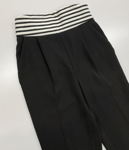 BORDERS at BALCONY パンツ ハイウエスト BD1821-3G-03 レディース SIZE 36 ボーダーズ アット バルコニー