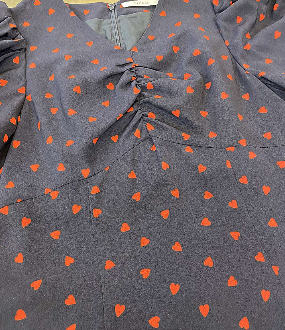 美品 snidel 半袖ワンピース 24SS SWFO241263 レディース SIZE 1 スナイデル