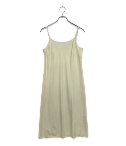 美品 GRACE CONTINENTAL 長袖ワンピース ベージュ レトロブーケ 01233 31165-00 レディース SIZE 36 グレースコンチネンタル