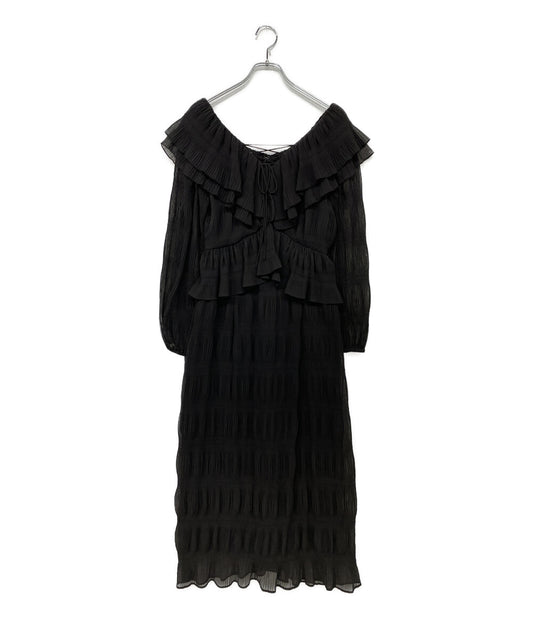 Her lip to 長袖ワンピース ブラウン HLT2009012 レディース SIZE M ハーリップトゥ
