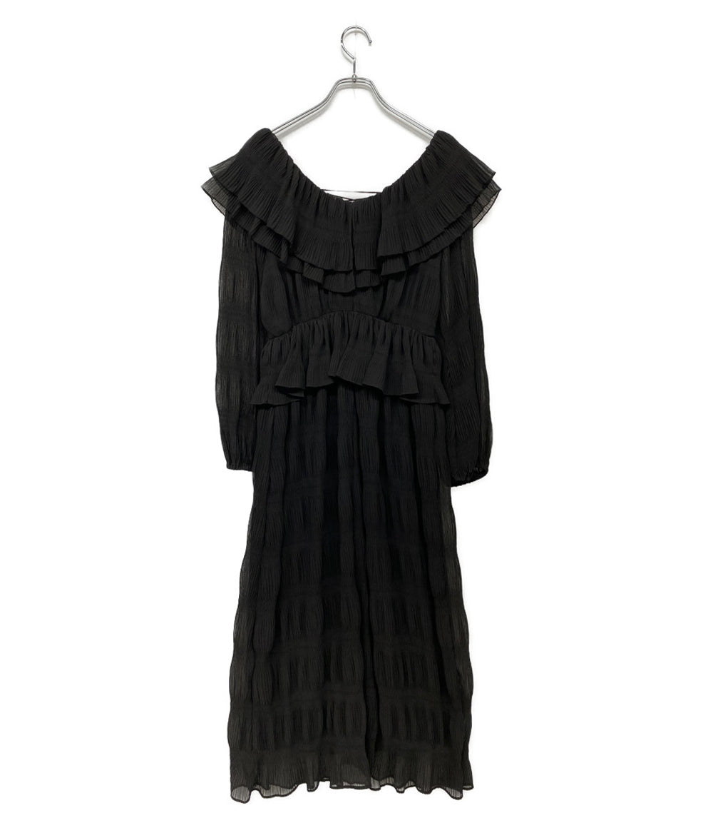 Her lip to 長袖ワンピース Trois Logo Docking Dress 1264305011