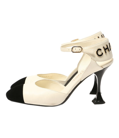 CHANEL パンプス 21A G37366 ロゴ レディース SIZE 35.5 シャネル