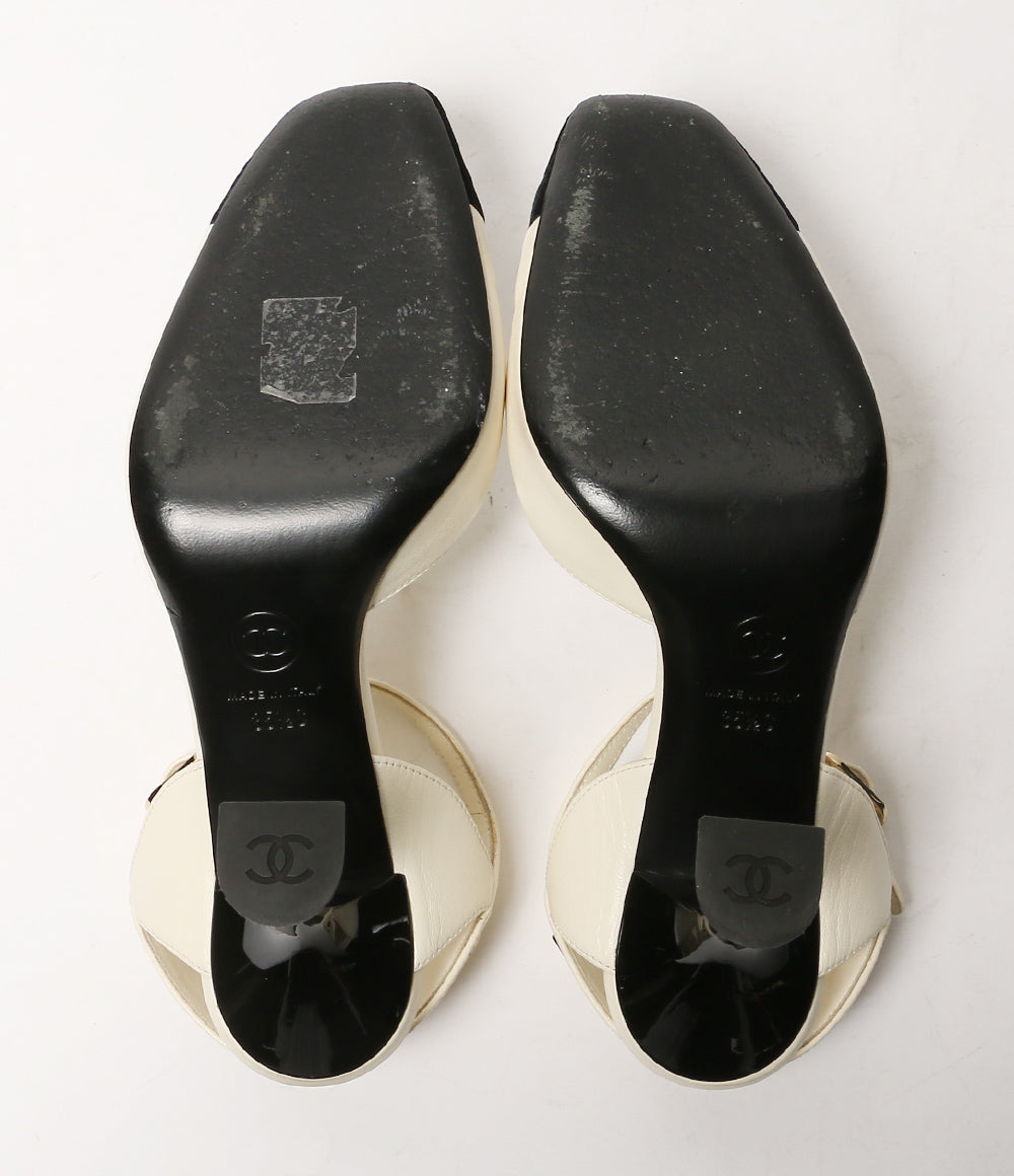 CHANEL パンプス 21A G37366 ロゴ レディース SIZE 35.5 シャネル