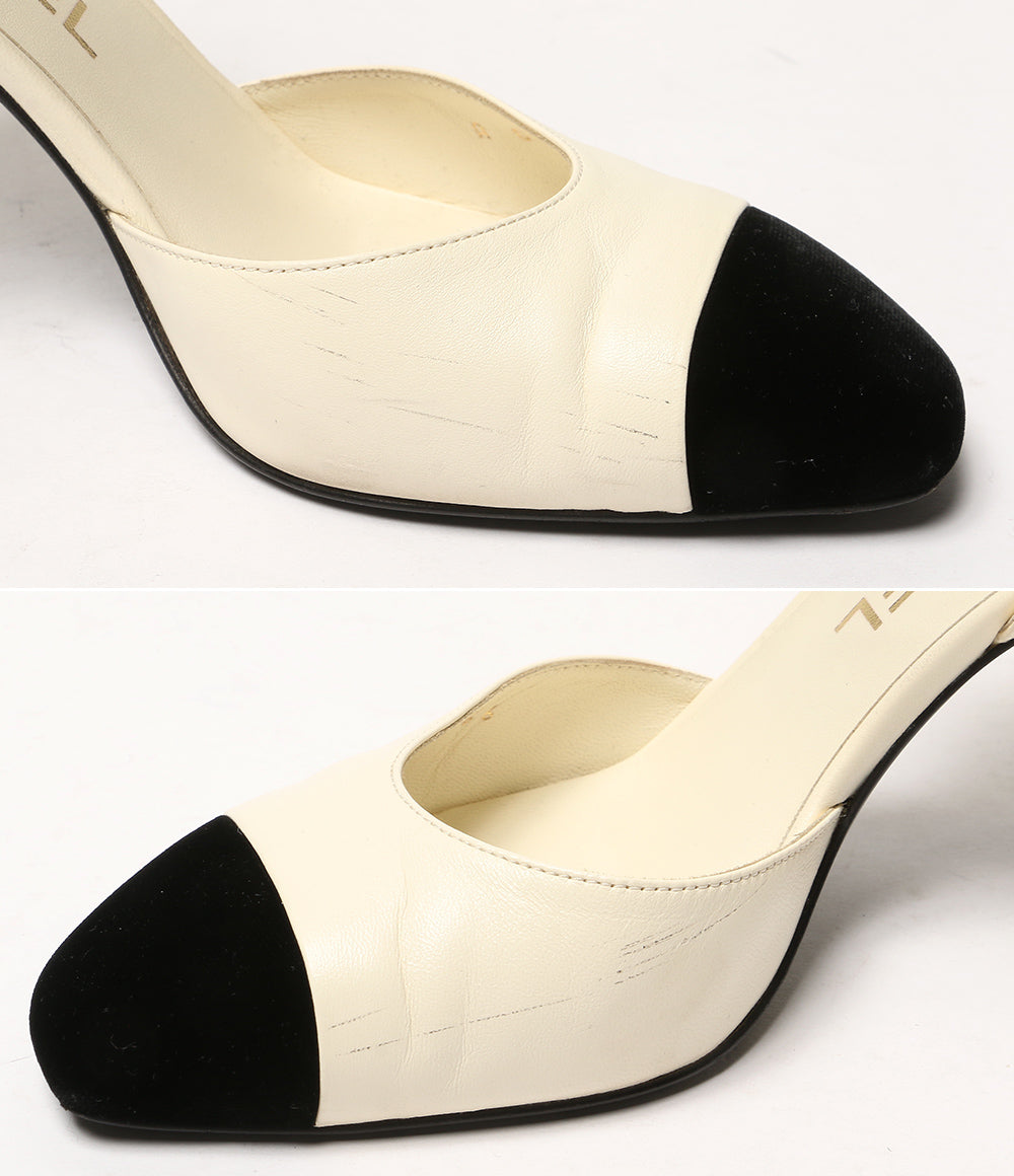CHANEL 35.5 パンプス CHANEL パンプス 21A G37366 ロゴ レディース SIZE 35.5 シャネル