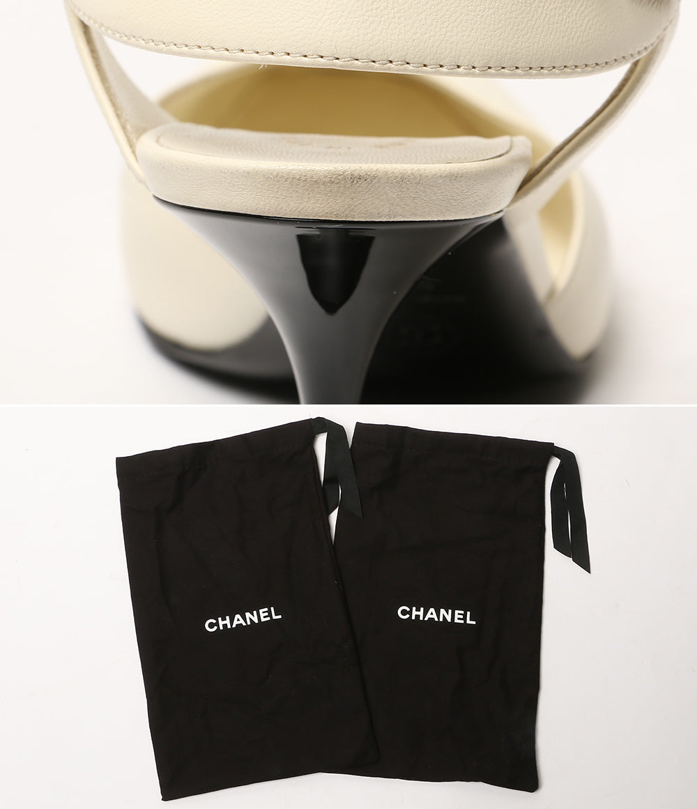 CHANEL パンプス 21A G37366 ロゴ レディース SIZE 35.5 シャネル