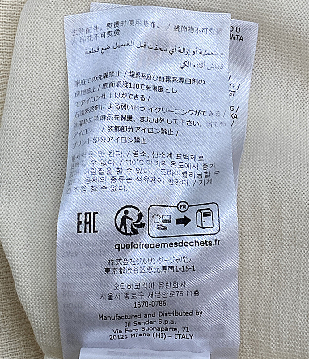 美品 Jil sander 半袖ニット J22GC0104 レディース SIZE 46 ジルサンダー