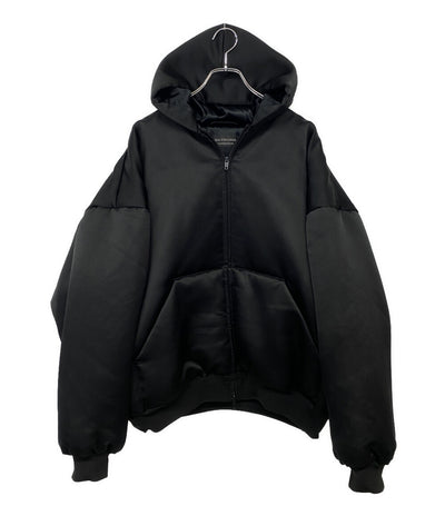 BALENCIAGA 中綿ジャケット フーディ ブラック 802928 レディース SIZE 36 バレンシアガ