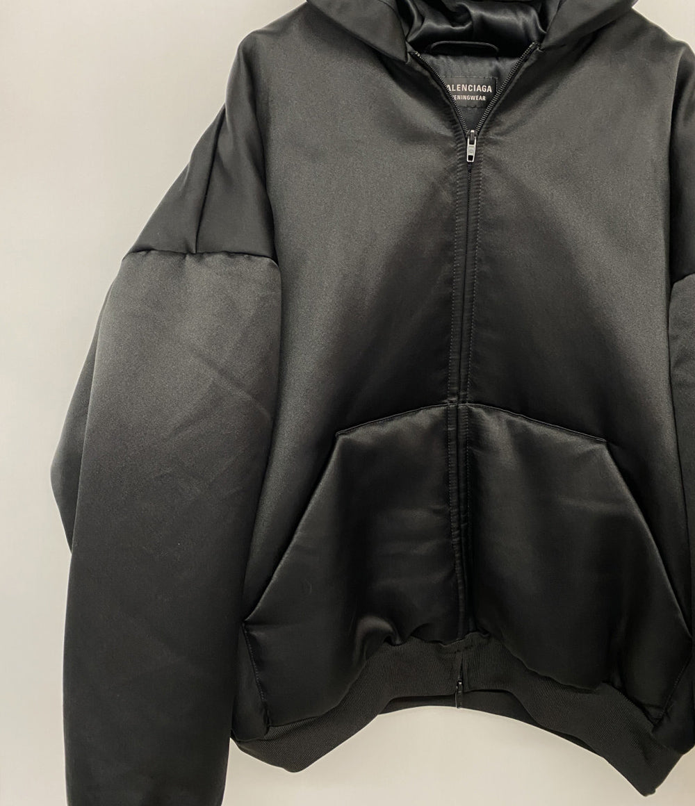 BALENCIAGA 中綿ジャケット フーディ ブラック 802928 レディース SIZE