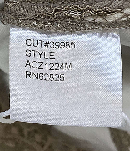 TADASHI SHOJI 五分袖ワンピース ベージュ レース レディース SIZE 2 タダシショージ