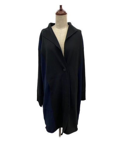 PLEATS PLEASE ニットコート 切替 PP03-K762 レディース SIZE 3 プリーツプリーズ