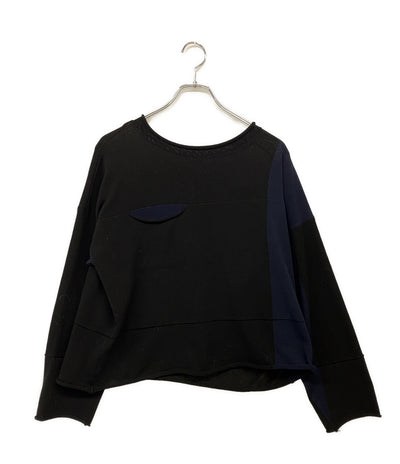 PLEATS PLEASE バイカラーニット PP03-KK761 レディース SIZE 3 プリーツプリーズ