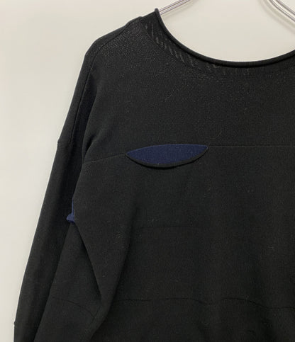 PLEATS PLEASE バイカラーニット PP03-KK761 レディース SIZE 3 プリーツプリーズ