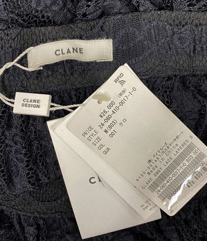 美品 CLANE レーススカート 2WAY LACE LAYERED SKIRT 24SS レディース SIZE 2 クラネ