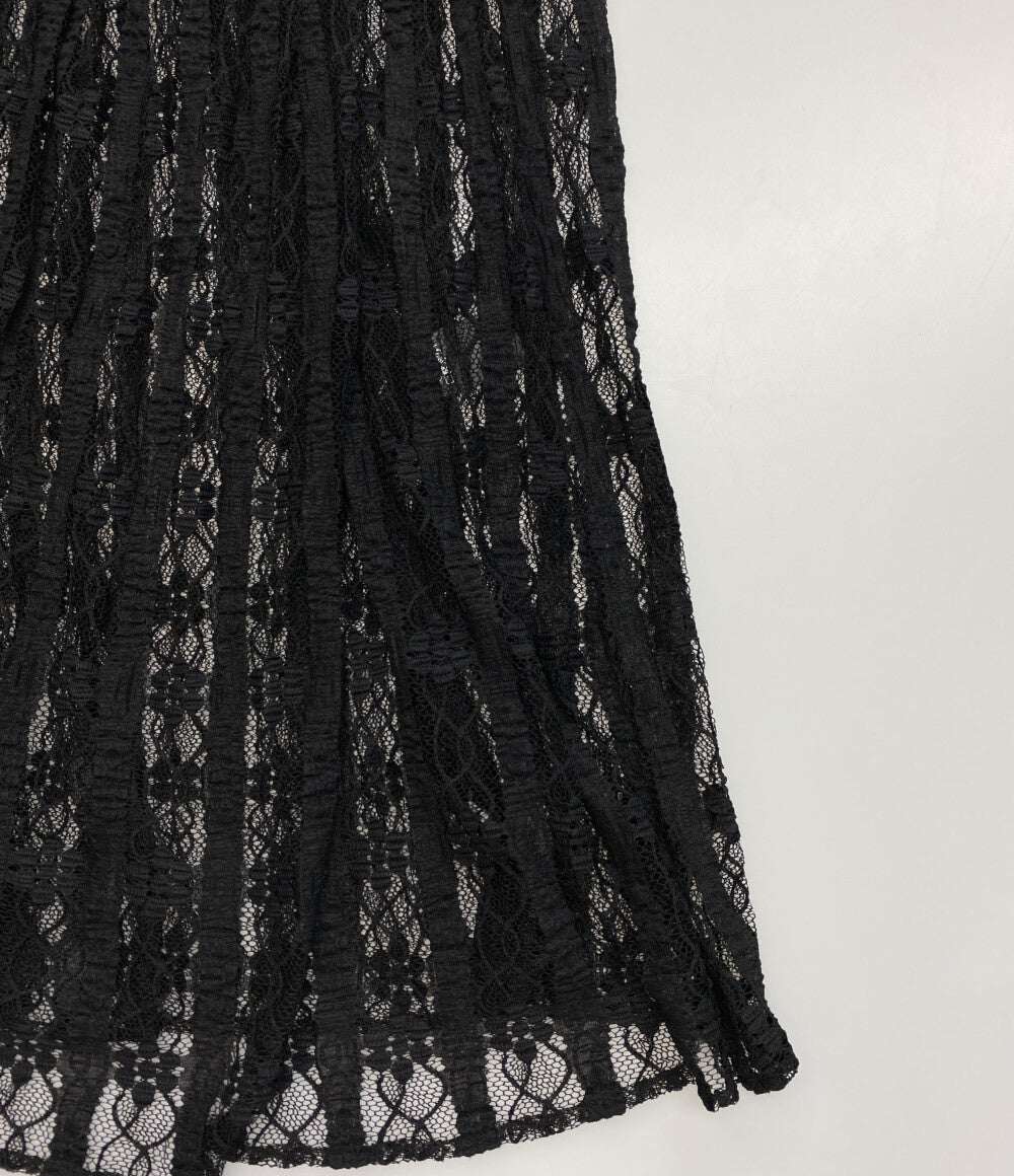 美品 CLANE レーススカート 2WAY LACE LAYERED SKIRT 24SS レディース SIZE 2 クラネ