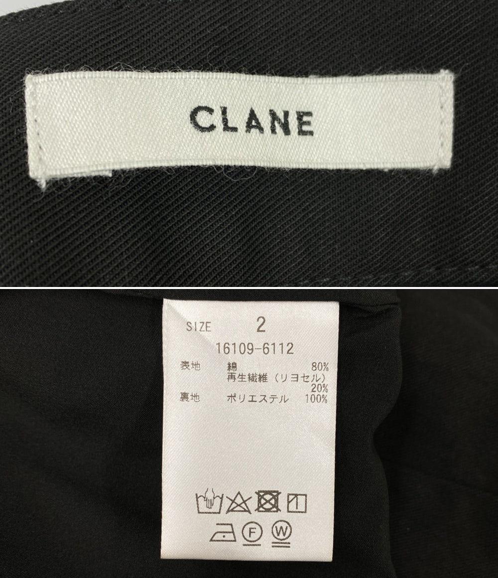 美品 CLANE レーススカート 2WAY LACE LAYERED SKIRT 24SS レディース SIZE 2 クラネ