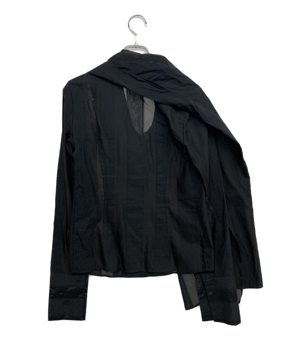 VIVIENNE WESTWOOD 長袖シャツ ブラック 356-01-83024 レディース SIZE