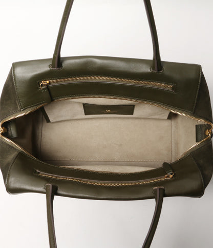 ANYA HINDMARCH ハンドバッグ seaton カーキグリーン レディース アニヤ・ハインドマーチ