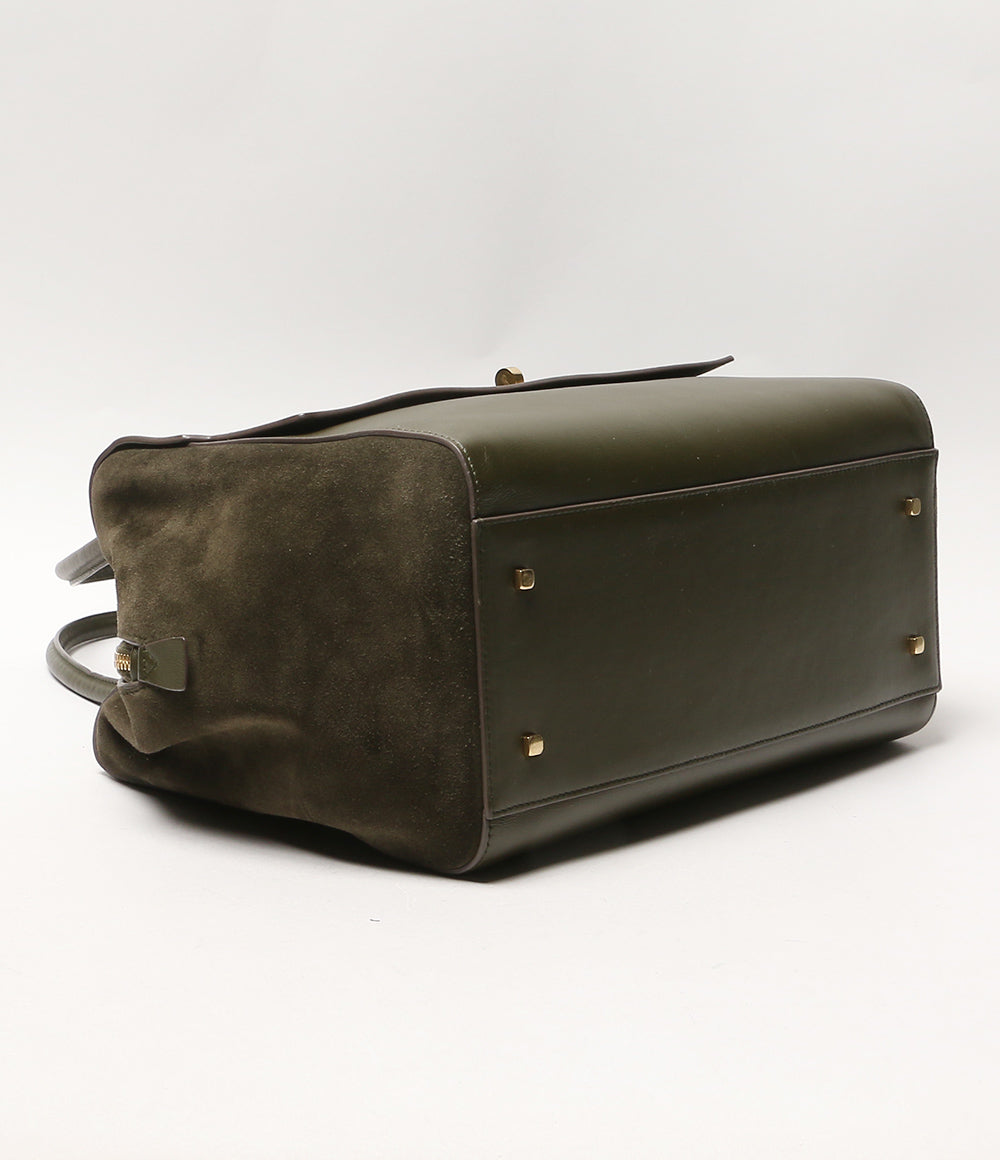ANYA HINDMARCH ハンドバッグ seaton カーキグリーン レディース アニヤ・ハインドマーチ