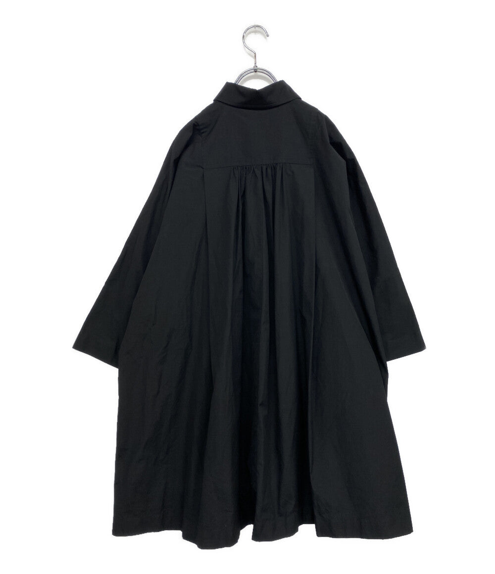 MAX MARA シャツワンピース 七分袖 ブラック レディース SIZE 40 マックスマーラ