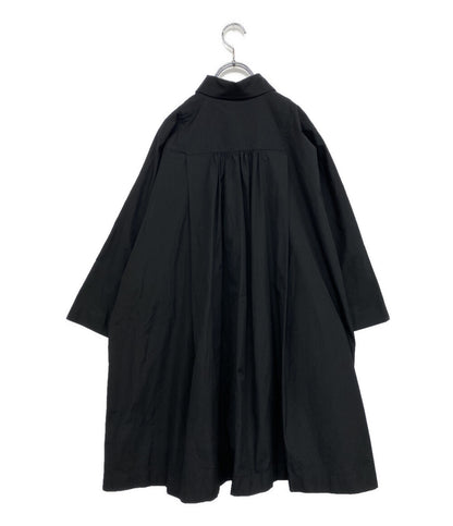 MAX MARA シャツワンピース 七分袖 ブラック レディース SIZE 40 マックスマーラ