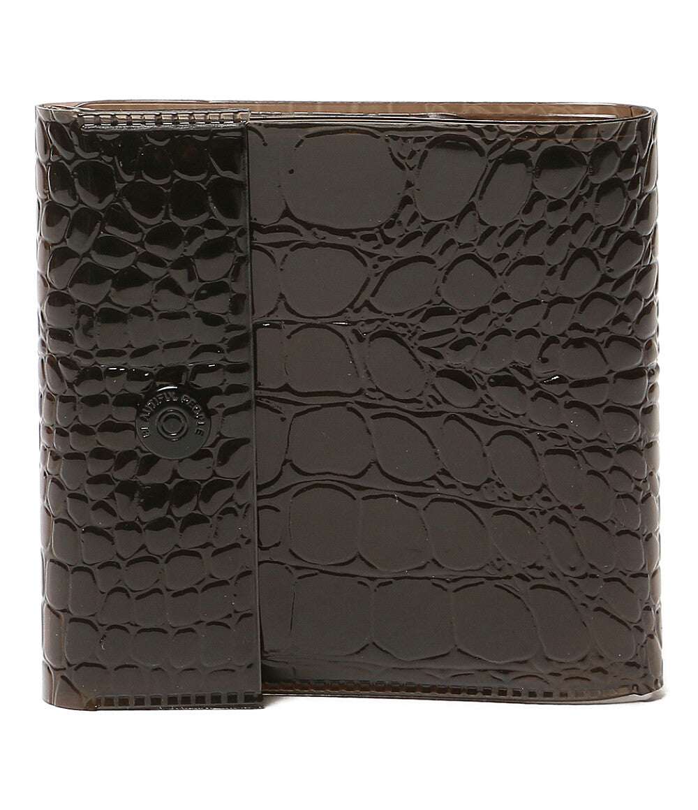 美品 beautiful people 二つ折り財布 vinyl mini wallet クリア 26AW レディース ビューティフルピープル