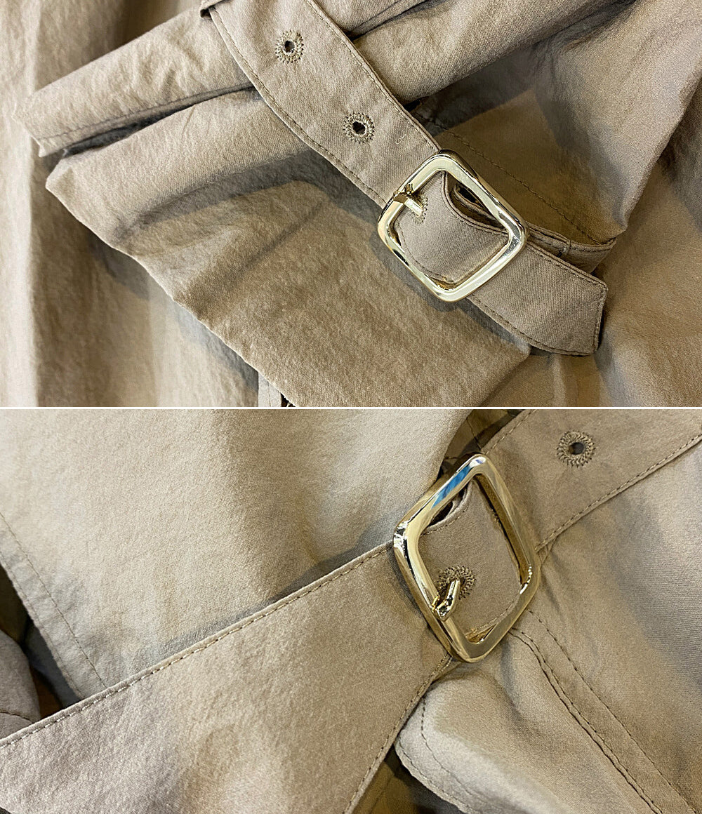 美品 マックスマーラMax Mara ベルト付き スプリングコート エレガント マックスマーラ Max Mara コート マニュエラ ベルト付き ブラウン