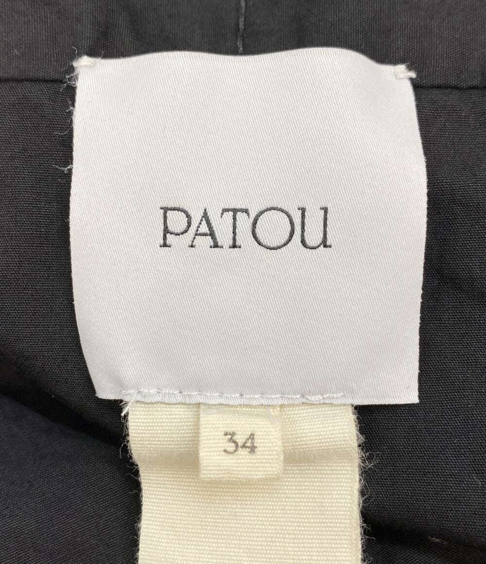 PATOU ブラウス 24S-T0017-0017 ブラック レディース SIZE 34 パトゥ