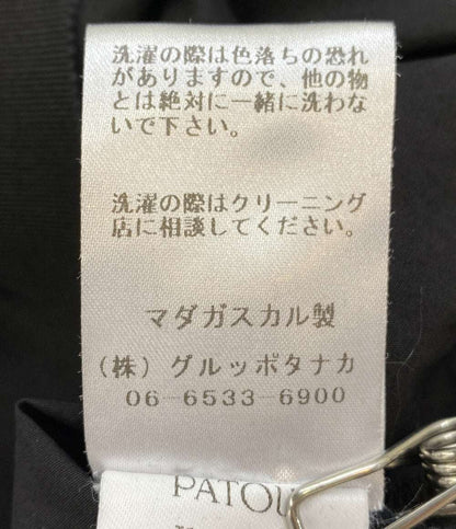 PATOU ブラウス 24S-T0017-0017 ブラック レディース SIZE 34 パトゥ
