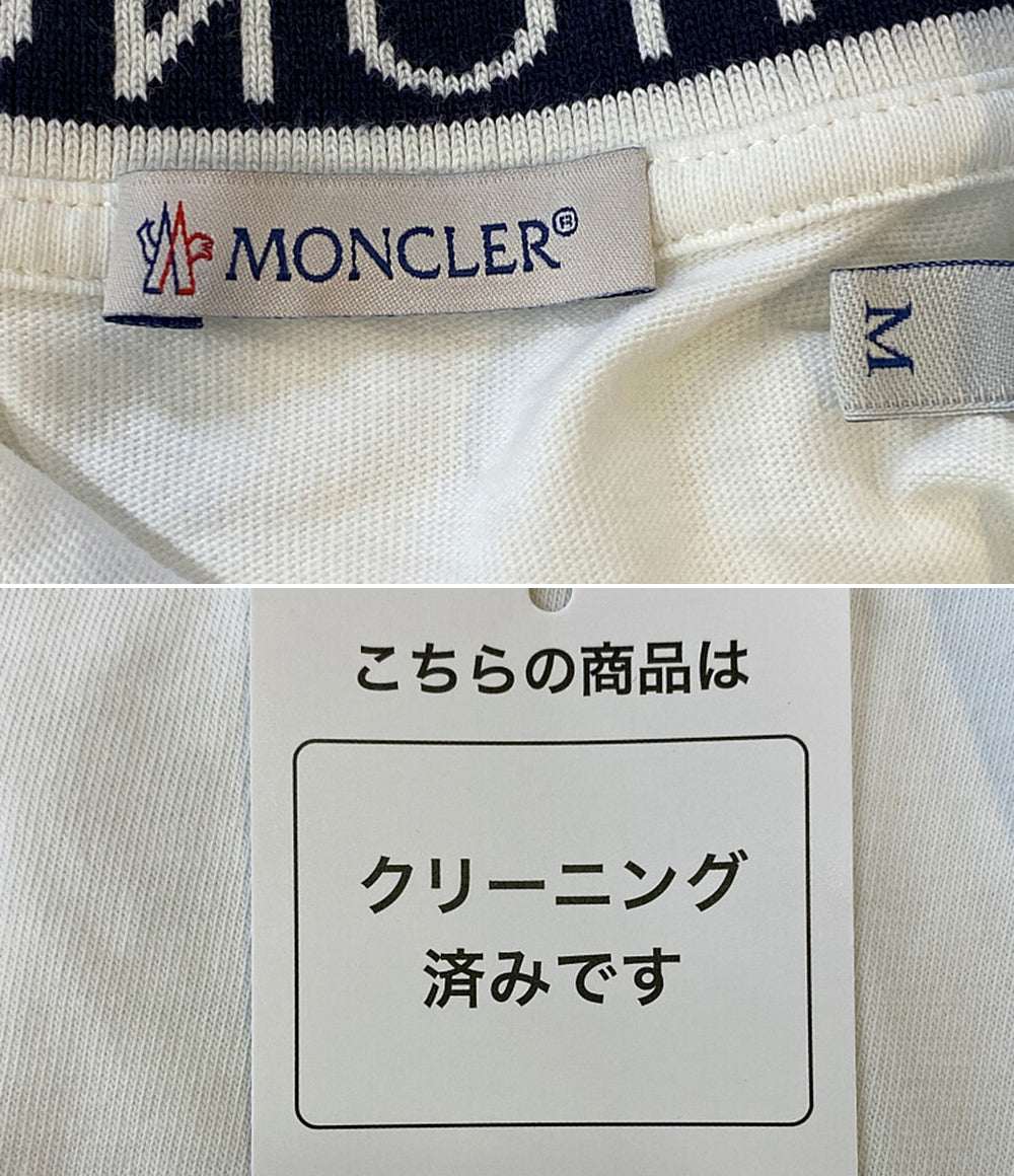 MONCLER 半袖Ｔシャツ ホワイト I10918C00012-8390T 22ss メンズ SIZE M モンクレール