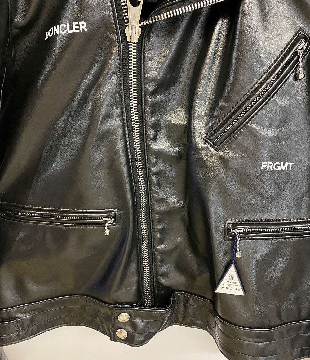 MONCLER レザージャケット FRGMT×Lewis Leather DWAYNE CYCLONE メンズ