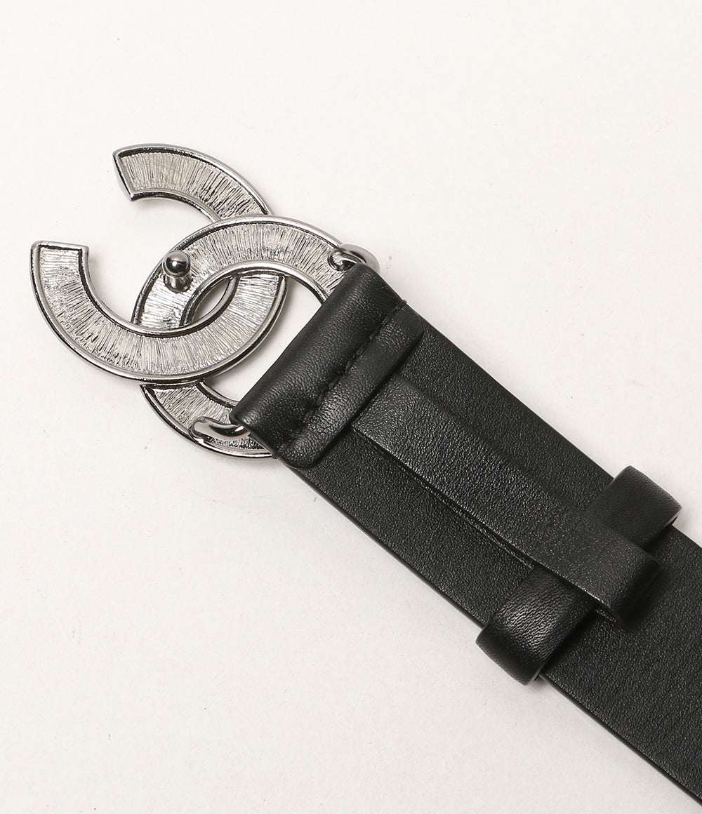 美品 CHANEL ベルト ココ ラインストーン B20 レディース SIZE 80/32 シャネル