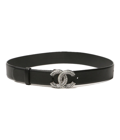 美品 CHANEL ベルト ココ ラインストーン B20 レディース SIZE 80/32 シャネル