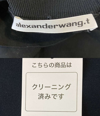 ALEXANDER WANG ハイネックカットソー ロゴ CA00985 レディース SIZE S アレキサンダーワン